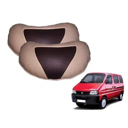 Kozdiko 2 Pcs Brown &a; Beige Neck Rest Set for Maruti Suzuki Eeco, koz_37910-picture-47