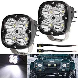 Meenu Arts 60W Heavy Super Bright 4Led Spot Flood Beam Driving Fog Lamp (60W, 2 PCS) for Volkswagen Polo Cross-picture-25