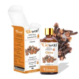 GoWoo 2 Pcs 10ml Natural Clove Aroma Oil &a; 100ml Almond Carrier Oil Set, GWOC433-P16+P164 image 2