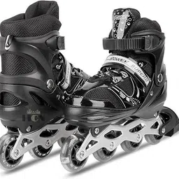 yama impex PU 3 Wheels|(For 8-12 Years)| In-line Skates - Size UK (2.5 -6) UK In-line Skates - Size 12.5 C to 11 UK image 3