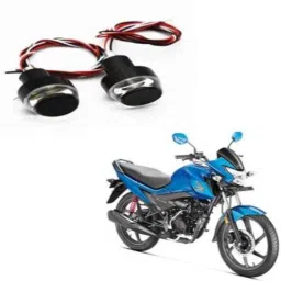 Autolane 2 Pcs High Quality Yellow &a; White Side LED Indicator Light Set image 2