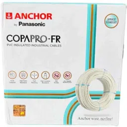 Anchor Copapro 4 Sqmm FR PVC Insulated White Industrial Cable, Length: 90 m-picture-20