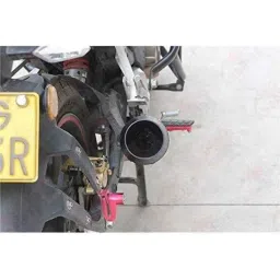 RA Accessories Black M4 with Mesh Silencer Exhaust for Ducati Panigale R image 4