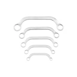 Hogert Technik HT1W599 8-22mm Alloy Steel Silver Chrome Ring Spanner Set-picture-38