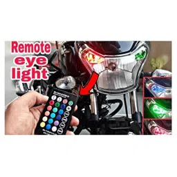 Kozdiko 2 Pcs T10 LED RGB Bike Interior Fancy/Parking Remote Control Light Set for Ducati Hypermotard image 4
