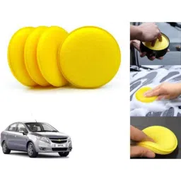 Auto Pearl Polyurethane Beige Washing &a; Waxing Polish Foam Sponge for Sail Type1 (Pack of 4)-picture-16