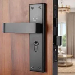 VIN KRAFT 8 inch 60mm Stainless Steel Black Oxide Mortise Door Lock Handle Set with 3 Keys, ML105-8CYS-OSK-BLACK-picture-36