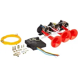Uno Minda 12V 3 Pipe 25 Ways Universal Air Horn for Commercial Vehicle, P3010PV-image-39