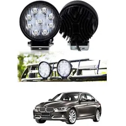 Kozdiko 2 Pcs 27W 4 inch 9 LED Waterproof Round White Fog Light Set with Mounting Brackets for BMW 3 Series, kozd_19988-picture-39