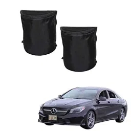 Kozdiko 2 Pcs Black Semi Cylindrical Car Dustbin Set for Mercedes Benz CLA-picture-38