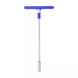 De Neers 5mm 1/4 inch Chrome Vanadium Steel Drive Deep T-Socket image 2