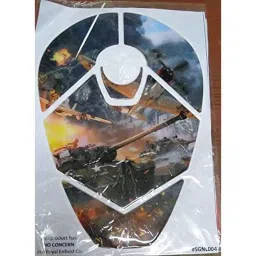 Modified Autos Black Stormrider Tank Pad Protectors Stickers for Bullet Royal Enfield Signals 350cc New image 3