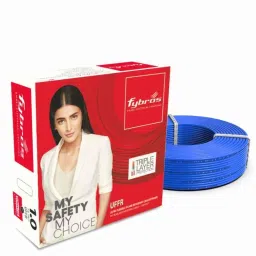Fybros 1 Sqmm 90m Blue Single Core UFFR PVC Insulated Industrial Cable, FWC1168-picture-43