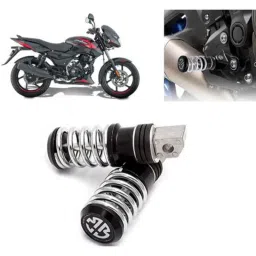 Auto Pearl 2 Pcs Steel Black Foot Rest Spring Coiled Set for Pulsar 150 BS6-picture-38