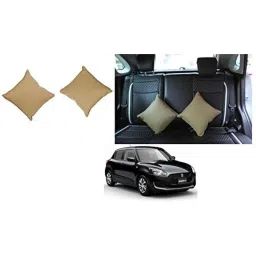 Kozdiko 2 Pcs Beige Car Seat Cushion Pillow Set for Hyundai Eon-picture-19