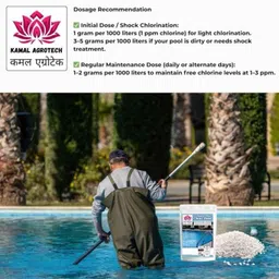 Kamal Agrotech TCCA 90 1kg Water Treatment Granules for Swimming Pool image 4
