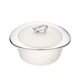 Trueware Zinna Plus 1000ml White Casserole Set with Lid-picture-43