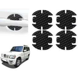 Auto Pearl 4 Pcs Rubber Black Car Door Scratch Protection Sticker Finger Guard Set, Blk77-picture-15