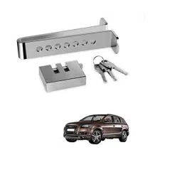 Kozdiko Stainless Steel 8 Holes Clutch &a; Brake Pedal Anti Theft Car Lock with 3 Keys for Audi Q7-picture-16