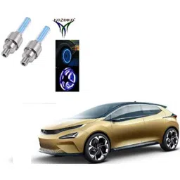 Kozdiko 2 Pcs Blue Light Car Tyre Valve Cap Set with Motion Sensor for Tata 45X-picture-29
