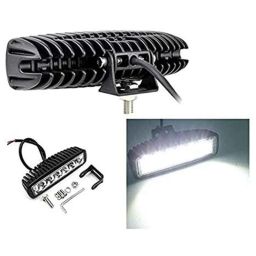 AOW 6 Led Bar White Auxillary Car Fog Lamp, Spot Lamp 18W (Pack of 2) For Hyundai Sonata-picture-5