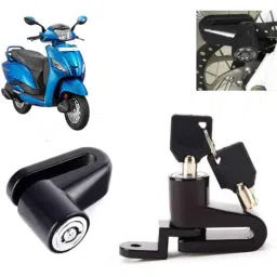 Auto Pearl Steel Black Heavy Duty Anti-Theft Disc Brake Lock for Maestro, Lock_250-picture-19