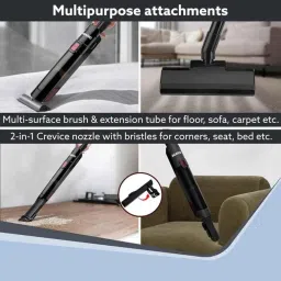 AGARO Sapphire 120W Black Hand Held Vacuum Cleaner with Fast Charging Dock, 34050 image 4