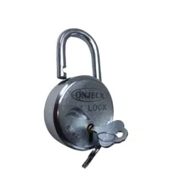 Onjecx PL63A 63mm 8 Levers Alloy Steel Pad Lock (Pack of 5) image 3