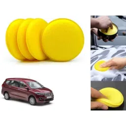 Auto Pearl Polyurethane Beige Washing &a; Waxing Polish Foam Sponge for Ertiga 2019 (Pack of 4)-picture-40