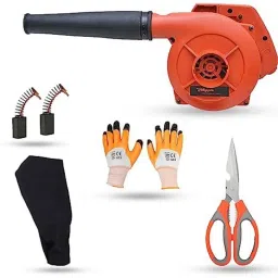 Hillgrove 800W Plastic Red Electric Air Blower with Carbon Brushes, Gloves &a; Scissior, HGCM1124-picture-42