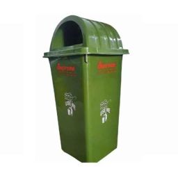 Supreme 80L Green HDPE Dome Lid Dustbin-picture-31