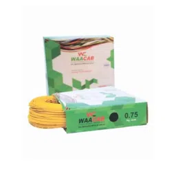 Waaree 2.5 Sqmm Yellow Single Core House Wire, Length: 90 m-picture-16