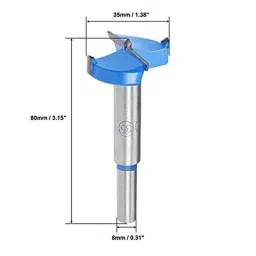 Turkish 35mm Blue Hole Drill Bit image 3