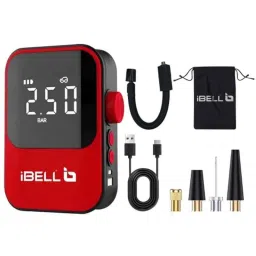 iBELL PT17-93 40W 150psi 7.4V 2000mAh Red &a; Black Cordless Tyre Inflator, PT1793S000-picture-14