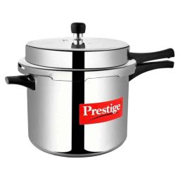 Prestige Popular 10 Litre Silver Aluminium Pressure Cooker with Outer Lid, PPAPC10-picture-27