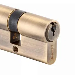 Dorset Defender DF 204 PT 80mm Stainless Steel Antique Brass Finish Euro Profile Pin Cylinder Lock (Pack of 4) image 2