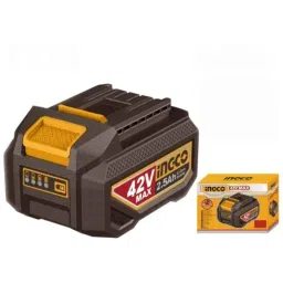 Ingco 42V 2.5Ah Yellow &a; Black lithium-ion Battery with Charge Indicator, FBLI42251-picture-13