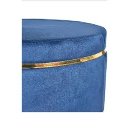 Modern India Seating Blue Velvet Bar Stool, MISP41 image 2