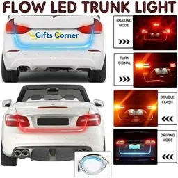 Kozdiko 12V Plastic Multicolour Streamer Brake Tail &a; Turn Signal LED Strip Light for Hyundai Grand i10 Nios 2019 image 5