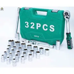 JPT 32 Pcs 1/2 inch Chrome Vanadium Steel Hex Spanner Socket Set image 3