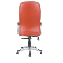 Modern India Leatherette Tan High Back Office Chair, MI274 (Pack of 2) image 4