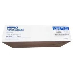 Nipro 10 Pcs 2.5ml Syringe with Needle Box-picture-17
