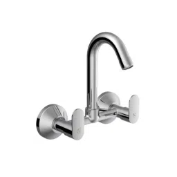 RN Carnival 6 inch Brass Chrome Sink Mixer with Swinging Spout, Connecting Legs &a; Wall Flanges, RNCLSM0018-picture-30