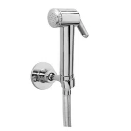 Cera Brass Chrome Finish Health Faucet with Wall Hook &a; 1m PVC Hose Pipe, F8030101-picture-19