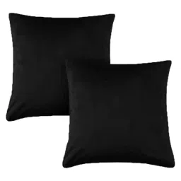 Edylinn 40x40cm Black Car Velvet Cushion with Filling Inside for 5 Series (Pack of 2)-picture-30