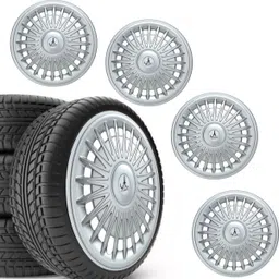 hotrenz CAR WHEEL CAP/ WHEEL COVER RUSH DEGINE "SILVER_COLOUR" 12 INCH Wheel Cover For Maruti Alto 800, Omni, Eon, Zen, Alto image 4