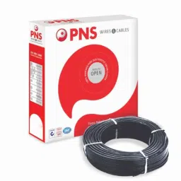 PNS 6 Sqmm FR PVC Black Insulated House Wire Cable, PNS-060-BK, Length: 90 m-picture-17