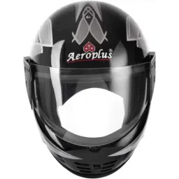 Turtle Medium Black Smart Graphic Motorbike Helmet, THC-1037-picture-29