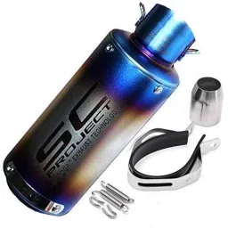 RA Accessories Blue SC Project Mini Silencer Exhaust for Harley Davidson FLHTKSE CVO Linited image 4