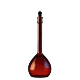 ABGIL 2000ml Borosilicate Glass Amber Volumetric Flask with Stopper, ABG1629-picture-49
